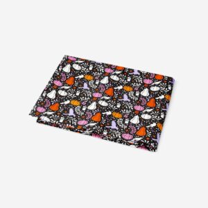 Black tablecloth with pumpkins - 140x220 cm - Image 2
