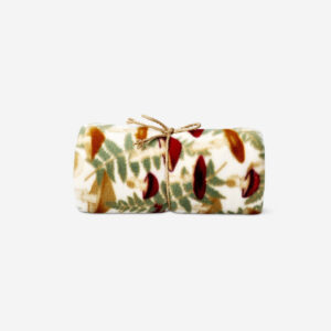 Blanket with fall print - 130x180 cm - Image 1