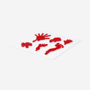 Bloody window decorations - 6 pcs - Image 3