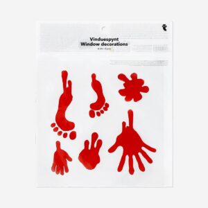 Bloody window decorations - 6 pcs - Image 1