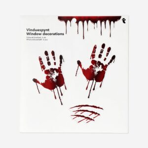 Blood stain window decorations - 6 pcs - Image 1