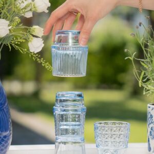 Blue fish drinking glasses - 4 pcs - Image 1