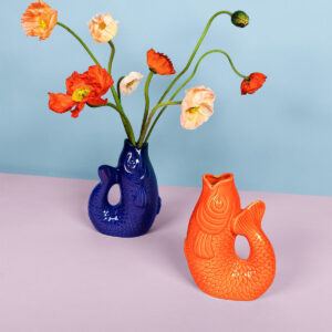 Blue fish vase - Image 3