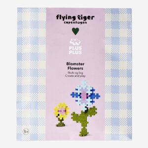 Blue flower set - Plus Plus x Flying Tiger Copenhagen