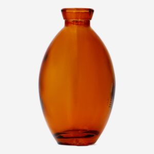 Orange glass vase - Image 2