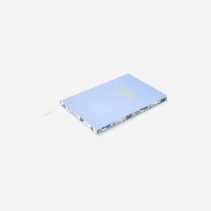 Blue notebook with statement - Image 3