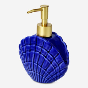 Blue seashell soap dispenser - Image 1