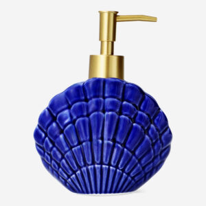 Blue seashell soap dispenser - Image 2