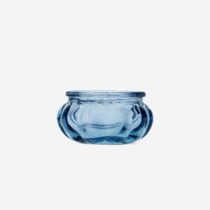 Blue tealight holder - 6 cm - Image 2
