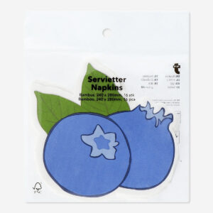 Blueberry napkins - 16 pcs - Image 2