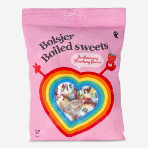 Boiled sweets. Strawberry