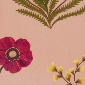 Botanical Flora Wellington Velvet in Lacquer - Image 3