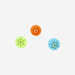 Bounching balls as glow in the dark eyeballs - 3 pcs