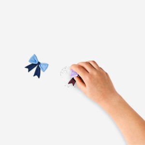 Bow erasers - 2 pcs - Image 3
