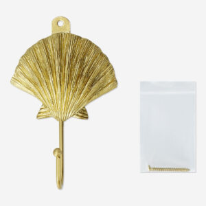 Brass seashell hook for wall - Image 2