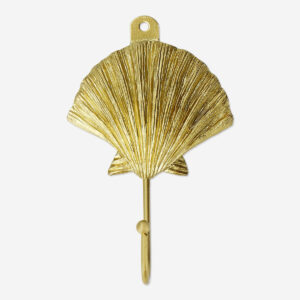 Brass seashell hook for wall - Image 1