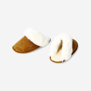 Brown slippers with plush - Size 38/39 - Image 3
