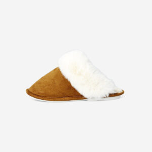 Brown slippers with plush - Size 38/39 - Image 2