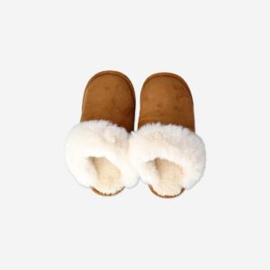 Brown slippers with plush - Size 40/41 - Image 1
