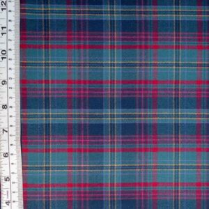 Brushed Cotton Tartan Fabric - Burleigh