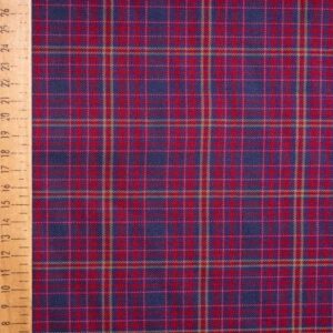 Brushed Cotton Tartan Fabric - Ambrose