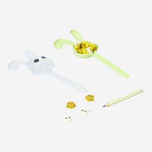 Bunny shaped pencil with erasers - Image 3