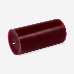 Burgundy dinner candle - 12 cm - Image 2
