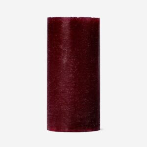Burgundy dinner candle - 12 cm - Image 1