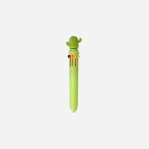 Cactus ballpoint pen - Multi coloured ink - Image 1