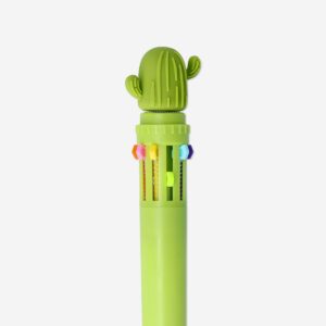 Cactus ballpoint pen - Multi coloured ink - Image 3