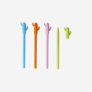 Cactus glitter gel pens - 4 pcs - Image 3