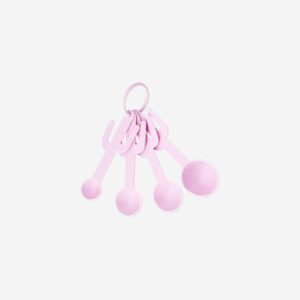 Pink cactus measuring spoons - 4 pcs - Image 1