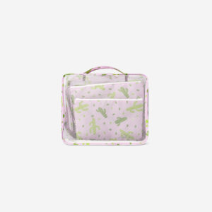 Cactus print organiser bags - 5 pcs