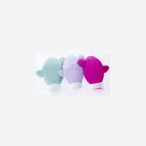 Cactus travel bottles set - 3 pcs - Image 1