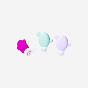 Cactus travel bottles set - 3 pcs - Image 3