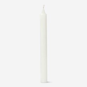 Ivory White Dinner Candle - 24 cm - Image 1