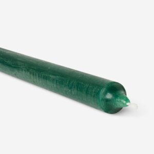 Dark Green Dinner Candle - 25 cm - Image 2
