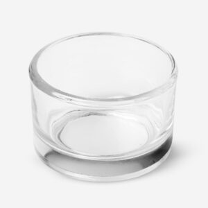 Clear Glass Tealight Holder - Image 1