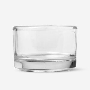 Clear Glass Tealight Holder - Image 2