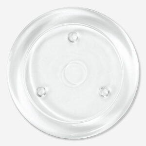 Round Glass Candle Dish - 10.6 cm - Image 1