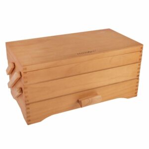 Sewing Box : Cantilever: Pine Wood - Image 1