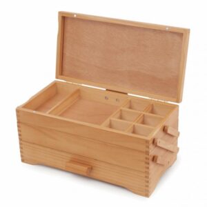 Sewing Box : Cantilever: Pine Wood - Image 3
