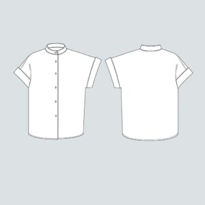 The Assembly Line CAP SLEEVE SHIRT PATTERN XS - L - Image 3