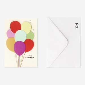 Card with balloons and envelope - Image 2