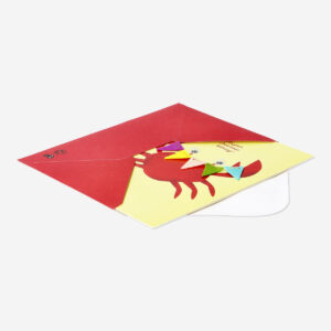 Card with envelope. Crab - Image 3