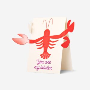 Card with lobster and envelope - Image 1