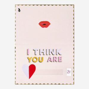 Card with pull out text and envelope - Image 3