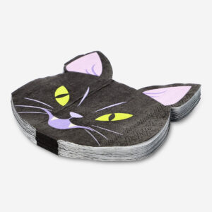 Cat shaped napkins - 16 pcs - Image 2