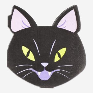 Cat shaped napkins - 16 pcs - Image 1