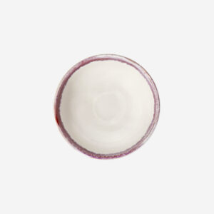 Ceramic bowl with running glaze - 12 cm - Image 3
